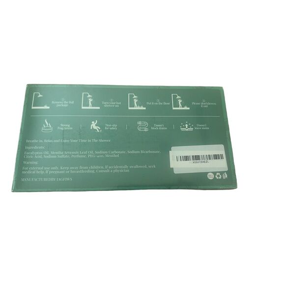 VORLIS Aromatherapy Shower Steamers Eucalyptus & Mint 8 Pack Unisex - Picture 2 of 2